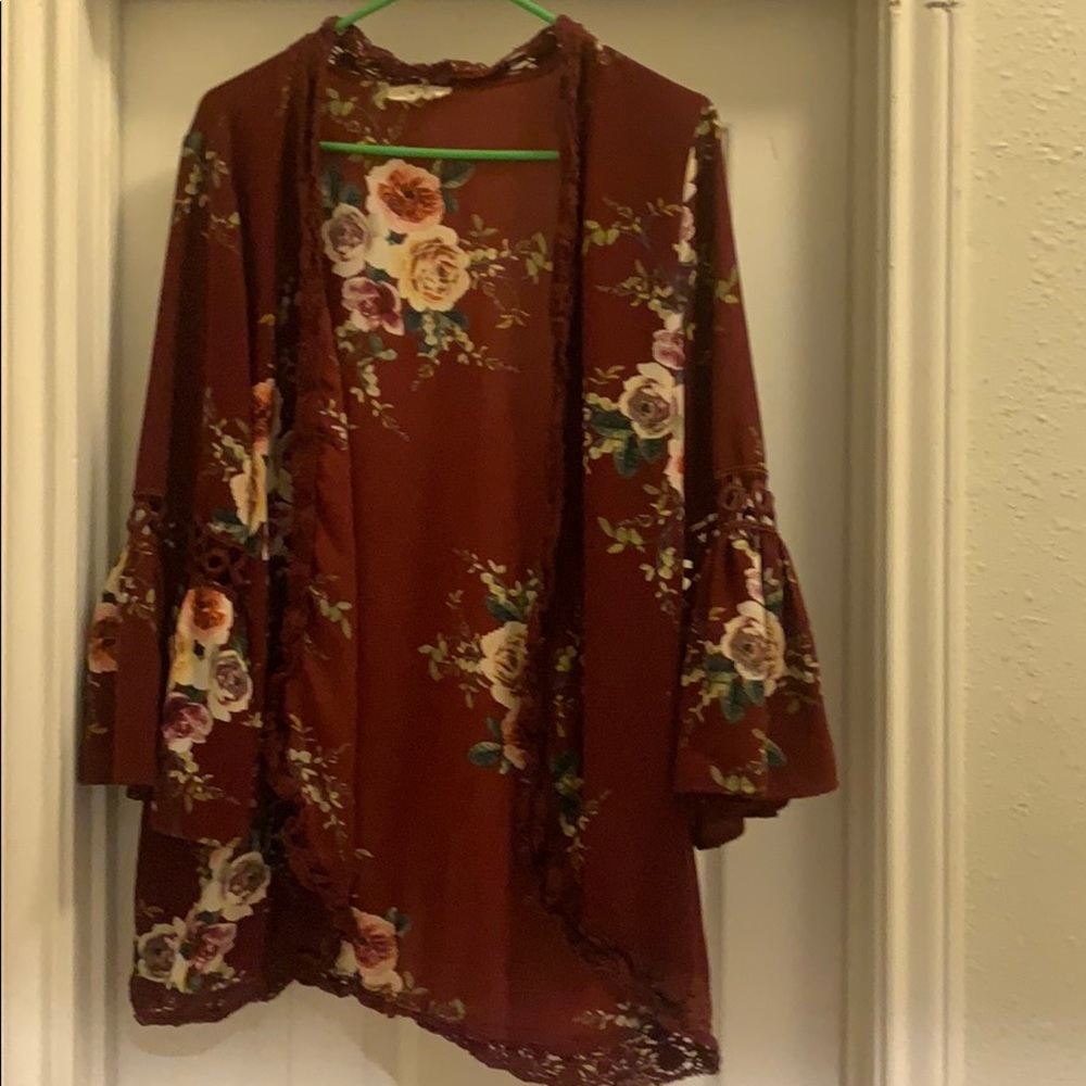 Floral cardigan